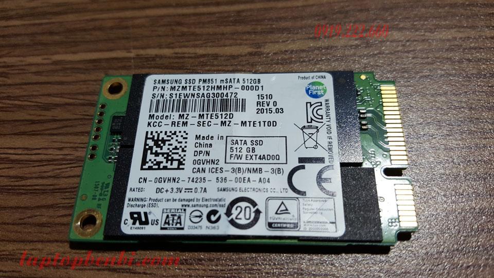 Ổ cứng laptop mSATA 512GB SSD SATA 3